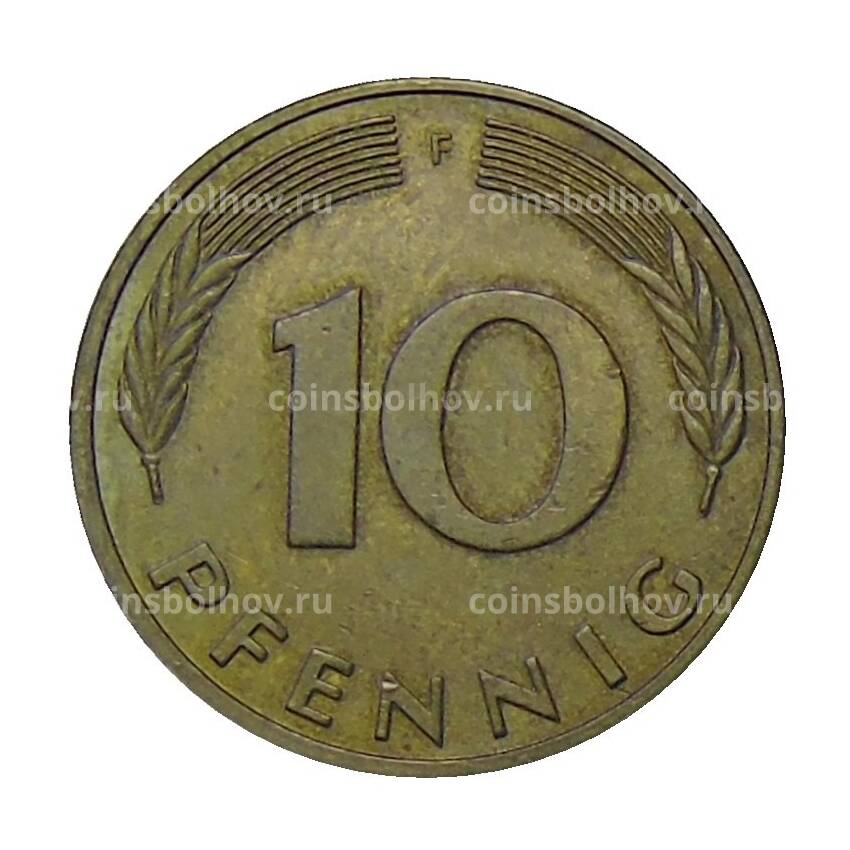 Монета 10 пфеннигов 1982 года F Германия (вид 2)
