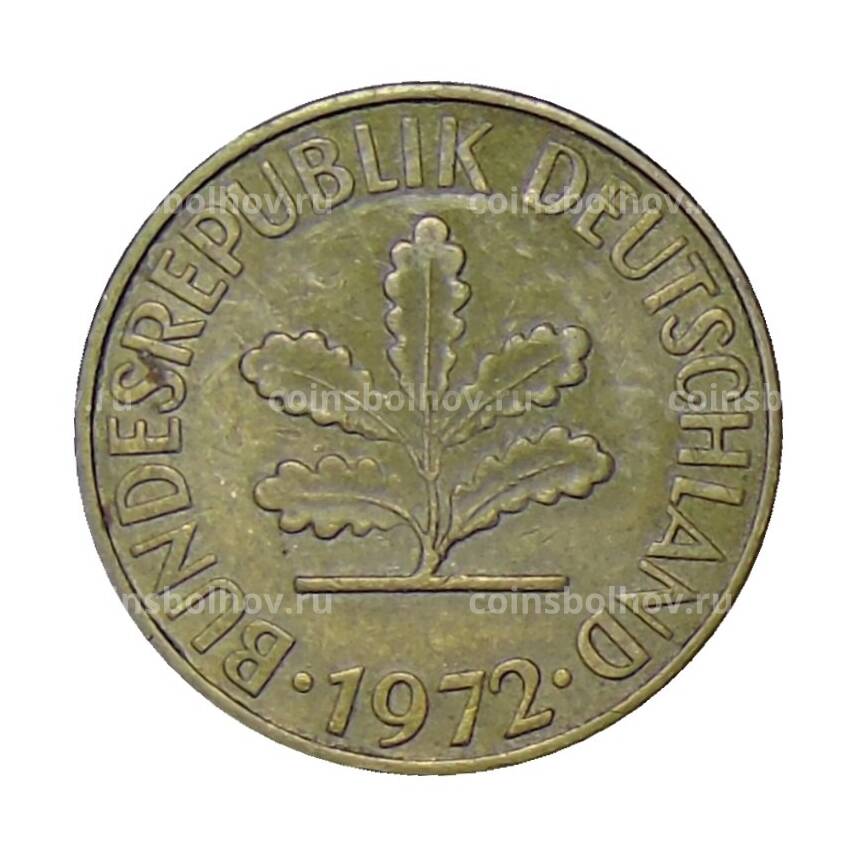 Монета 10 пфеннигов 1972 года G Германия