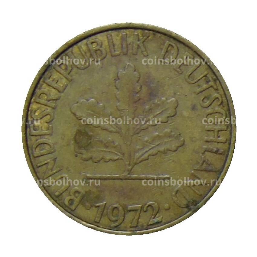 Монета 10 пфеннигов 1972 года F Германия