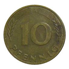 Монета 10 пфеннигов 1993 года A Германия (реверс)