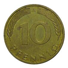 Монета 10 пфеннигов 1993 года A Германия (реверс)