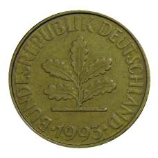 Монета 10 пфеннигов 1993 года A Германия (аверс)