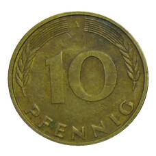 Монета 10 пфеннигов 1993 года A Германия (реверс)