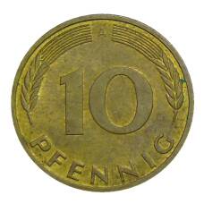 Монета 10 пфеннигов 1993 года A Германия (реверс)
