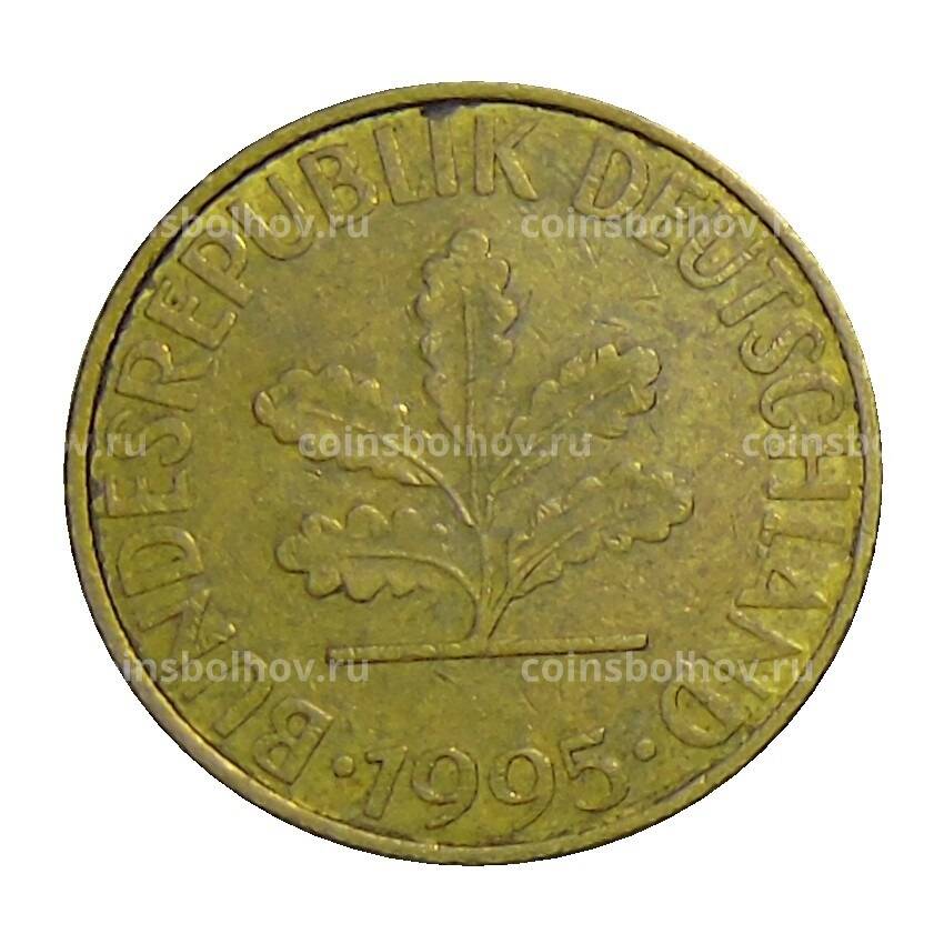 Монета 10 пфеннигов 1995 года A Германия