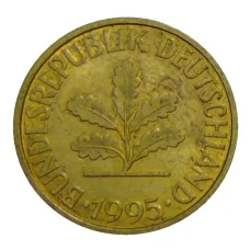 Монета 10 пфеннигов 1995 года D Германия (аверс)