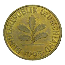 Монета 10 пфеннигов 1995 года D Германия (аверс)