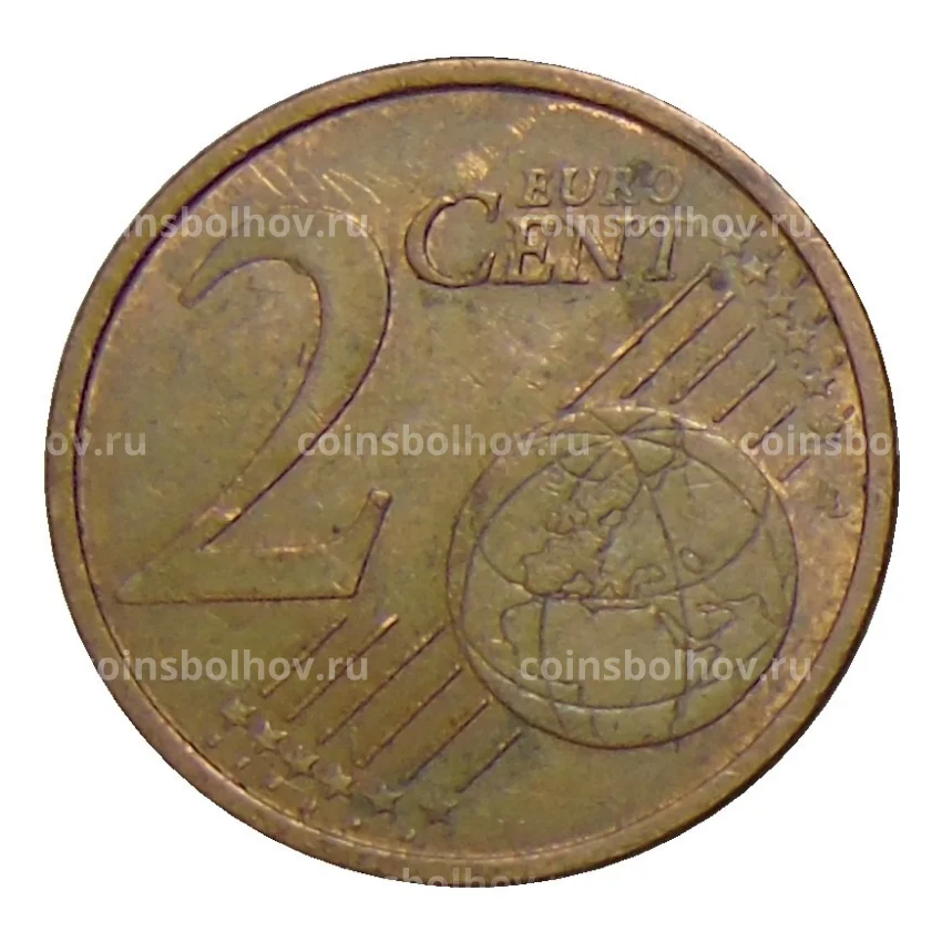 Монета 2 евроцента 2003 года J Германия (вид 2)