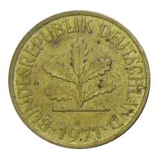 Монета 10 пфеннигов 1971 года J Германия (аверс)