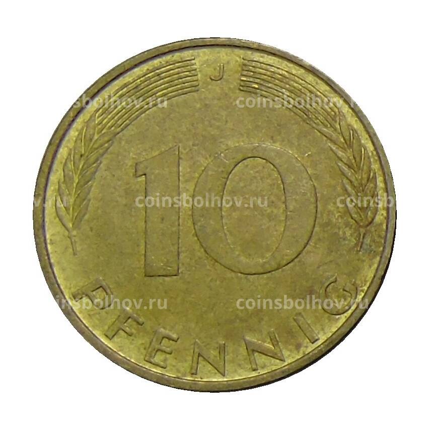 Монета 10 пфеннигов 1971 года J Германия (вид 2)