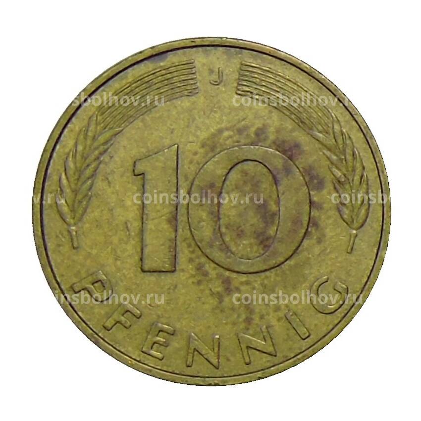 Монета 10 пфеннигов 1979 года J Германия (вид 2)