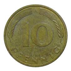 Монета 10 пфеннигов 1996 года A Германия (реверс)
