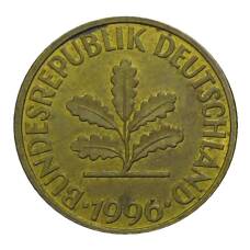 Монета 10 пфеннигов 1996 года D Германия (аверс)