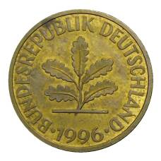 Монета 10 пфеннигов 1996 года D Германия (аверс)