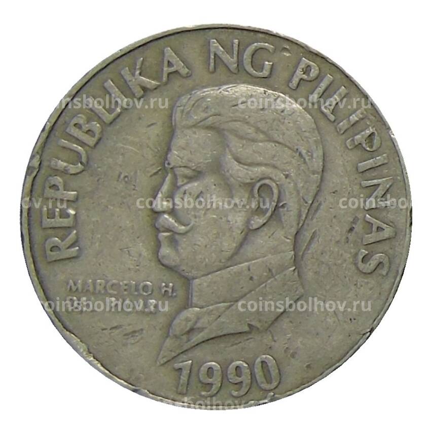 Монета 50 сентимо 1990 года Филиппины