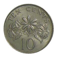 Монета 10 центов 1986 года Сингапур (аверс)