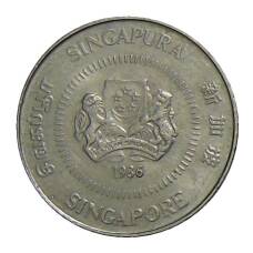 Монета 10 центов 1986 года Сингапур (реверс)