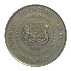 Монета 10 центов 1986 года Сингапур (реверс)