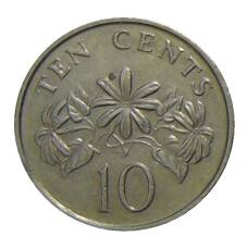 Монета 10 центов 1989 года Сингапур (реверс)