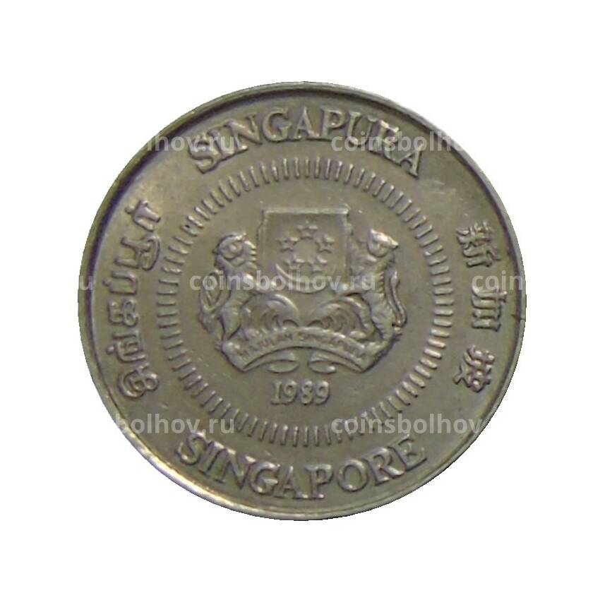 Монета 10 центов 1989 года Сингапур