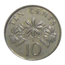Монета 10 центов 1989 года Сингапур (реверс)