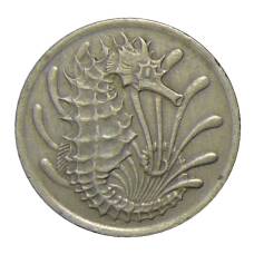 Монета 10 центов 1968 года Сингапур (реверс)