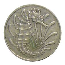 Монета 10 центов 1968 года Сингапур (реверс)
