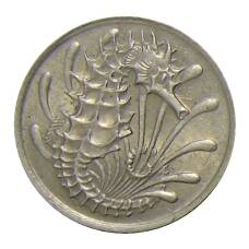 Монета 10 центов 1970 года Сингапур (реверс)