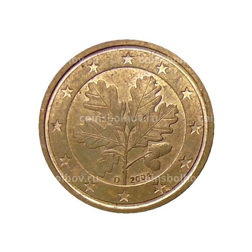 Монета 2 евроцента 2004 года D Германия