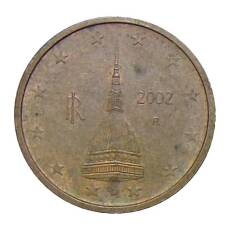 Монета 2 евроцента 2002 года Италия (аверс)