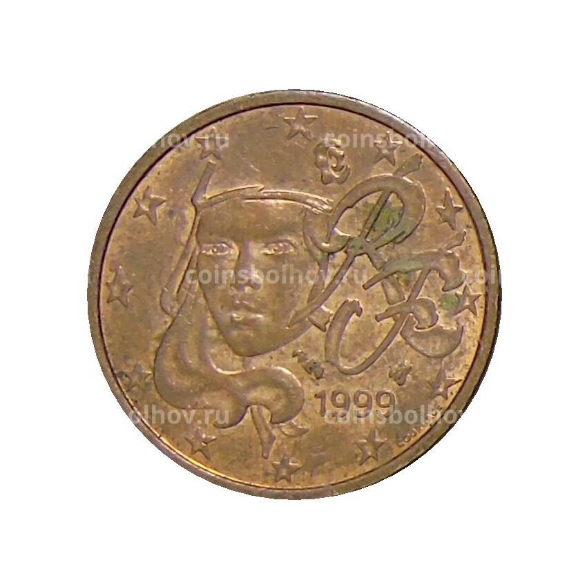 Монета 2 евроцента 1999 года Франция