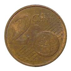 Монета 2 евроцента 2017 года Франция (реверс)