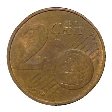 Монета 2 евроцента 2017 года Франция (реверс)