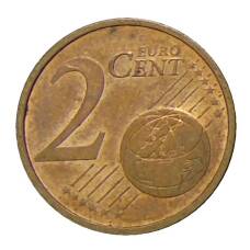 Монета 2 евроцента 2002 года D Германия (реверс)