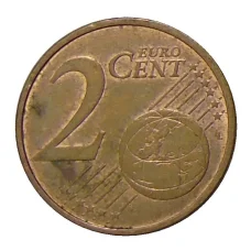 Монета 2 евроцента 2008 года Франция (реверс)