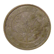 Монета 2 евроцента 2002 года D Германия (аверс)