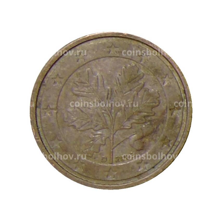 Монета 2 евроцента 2002 года D Германия