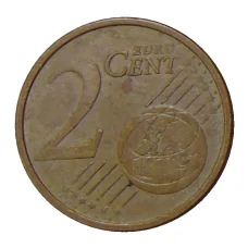 Монета 2 евроцента 2002 года D Германия (реверс)