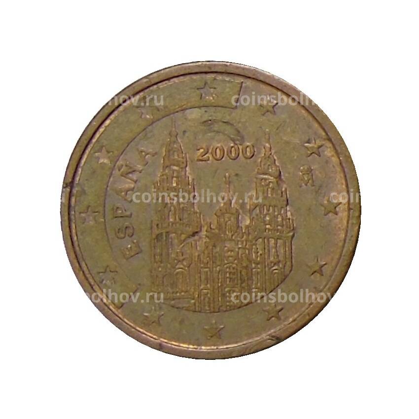 Монета 2 евроцента 2000 года Испания
