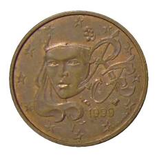 Монета 2 евроцента 1999 года Франция (аверс)