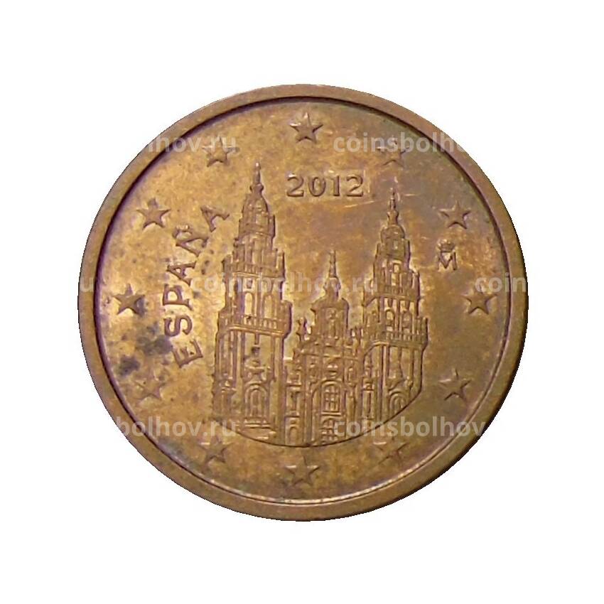 Монета 2 евроцента 2012 года Испания