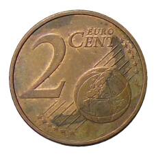 Монета 2 евроцента 2007 года Франция (реверс)