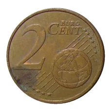 Монета 2 евроцента 1999 года Франция (реверс)