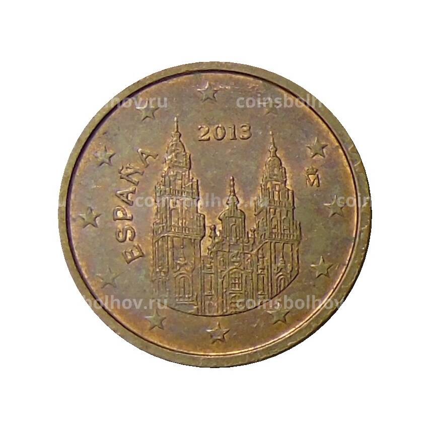 Монета 2 евроцента 2013 года Испания