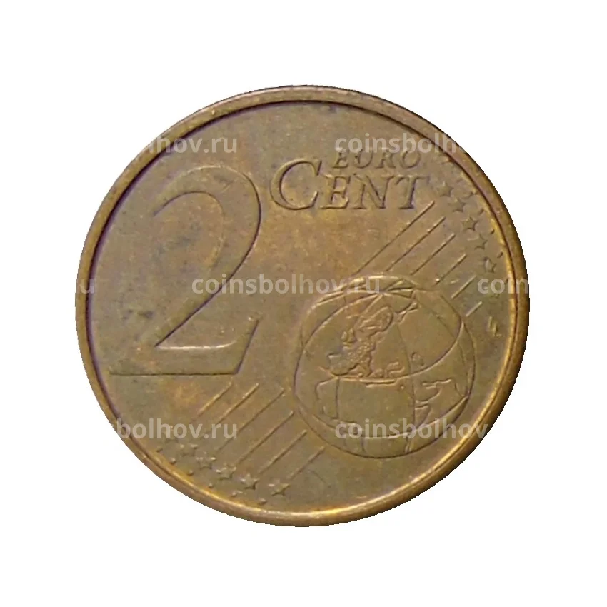 Монета 2 евроцента 2000 года Испания (вид 2)