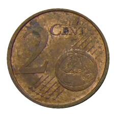 Монета 2 евроцента 2002 года D Германия (реверс)