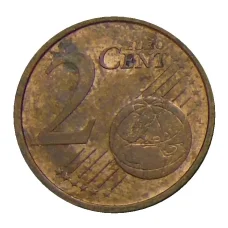 Монета 2 евроцента 2002 года D Германия (реверс)