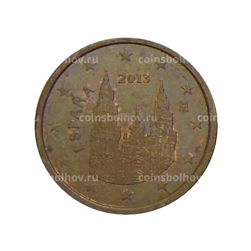 Монета 2 евроцента 2013 года Испания