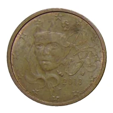 Монета 2 евроцента 2013 года Франция (аверс)