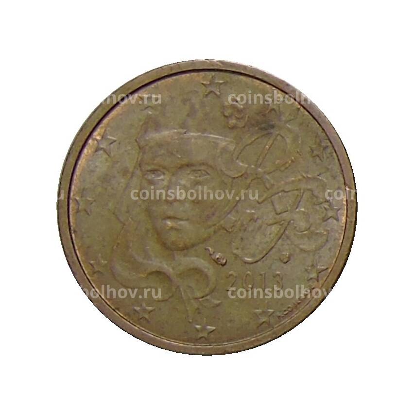 Монета 2 евроцента 2013 года Франция
